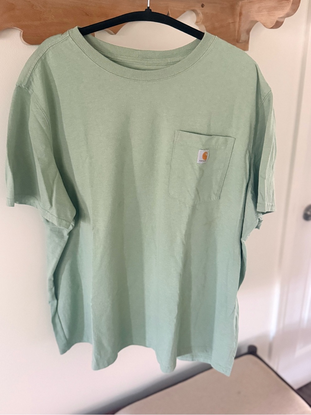Carhartt Men’s Short Sleeve Pocket Tee - Light Mint